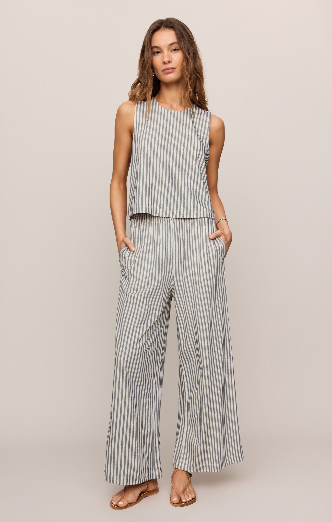 SLOANE KNIT STRIPED TOP