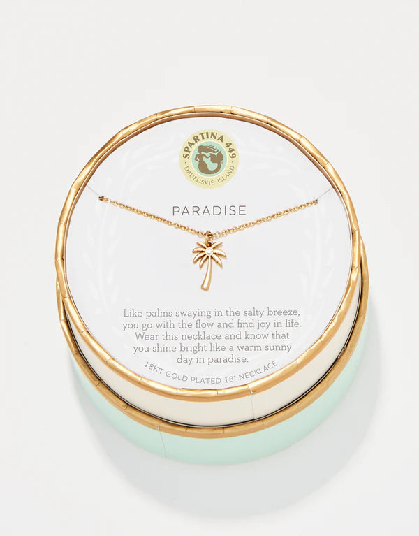 Sea La Vie Necklace Paradise/Palm Tree