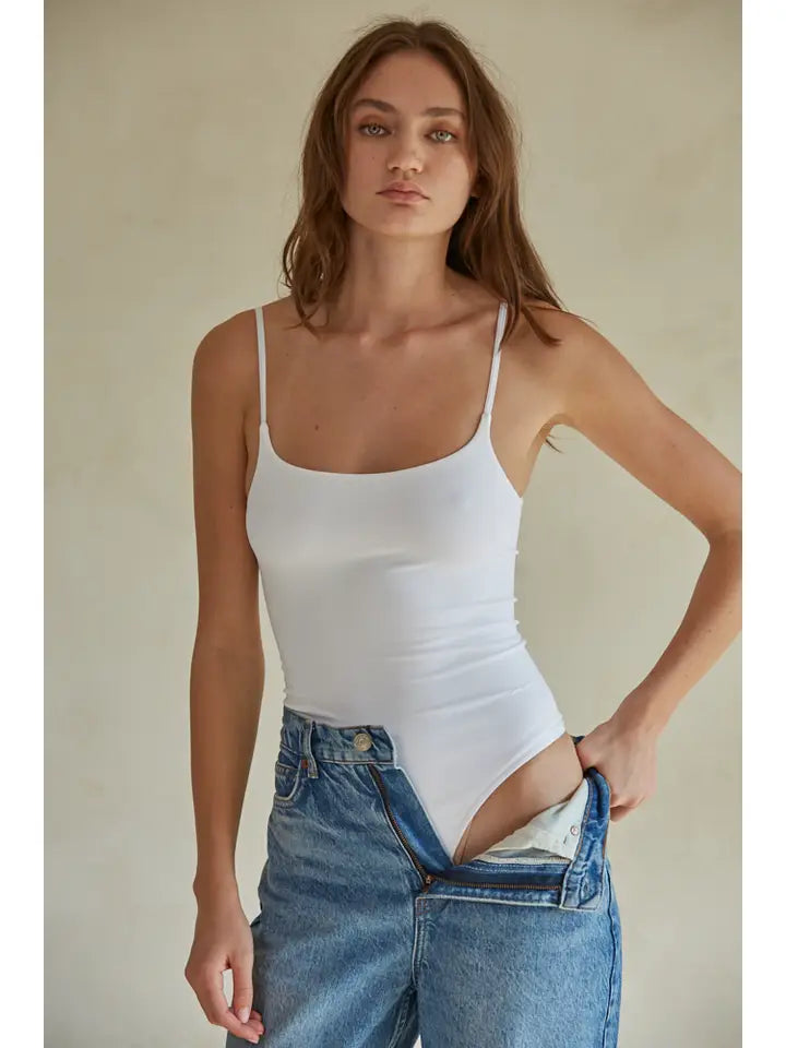 Double Layered Nylon Spandex Seamless Bodysuit