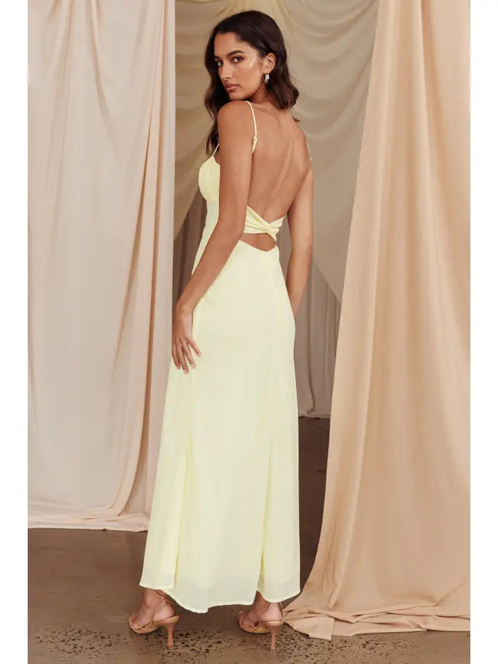 Nerida Twist Back Maxi Dress