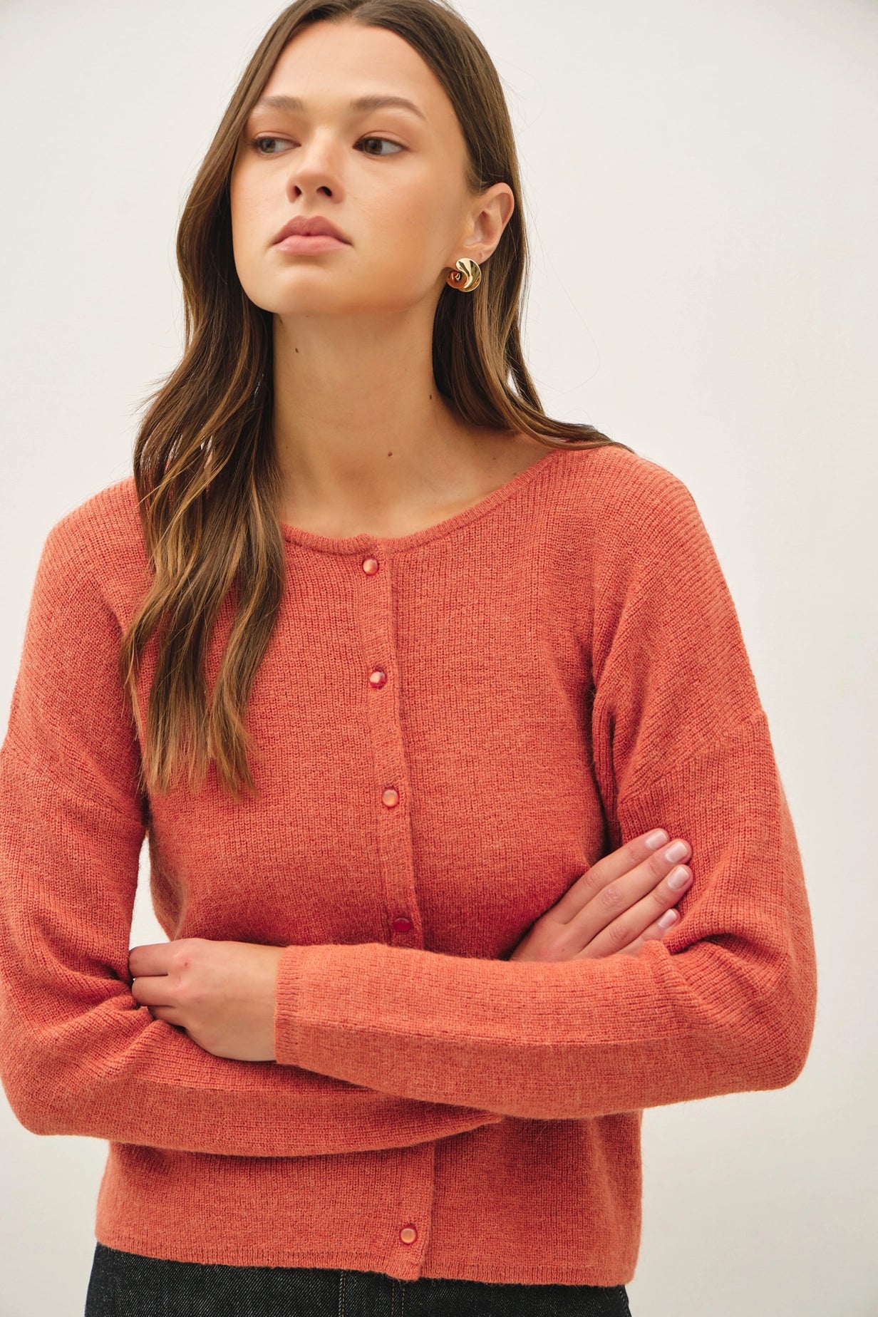 Wool Bllend Cardigan
