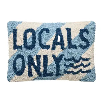 Wool Hook Accent Pillow 8x12 Various styles