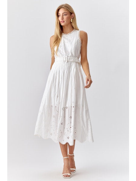 Jo Cotton Eyelet Dress – Calicoastal Boutique