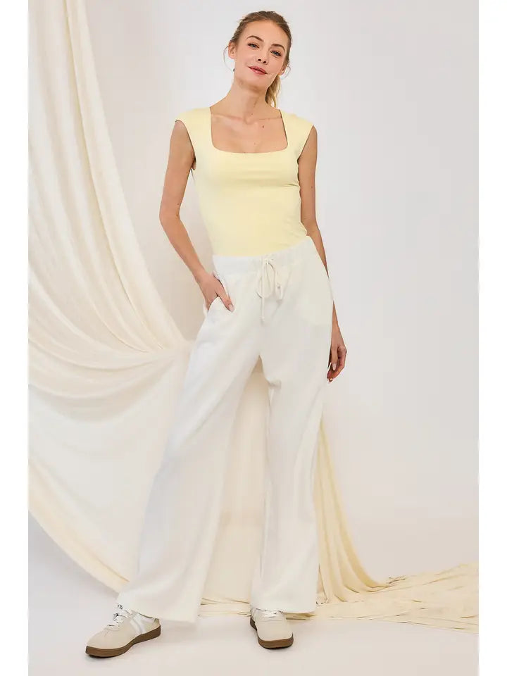 Butter Knit Square Neck Sleeveless Top