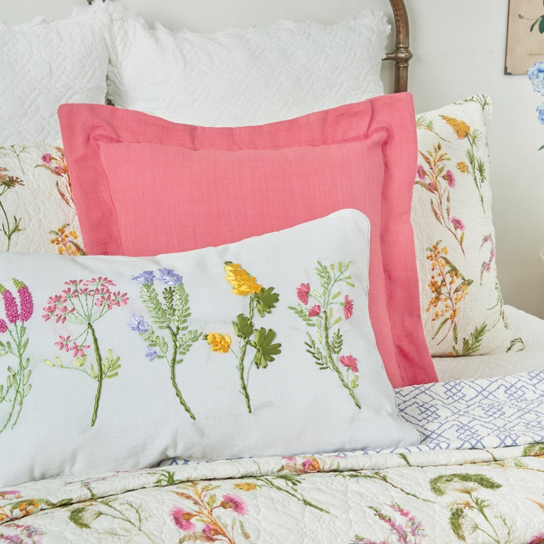 Rosy Flange Pillow