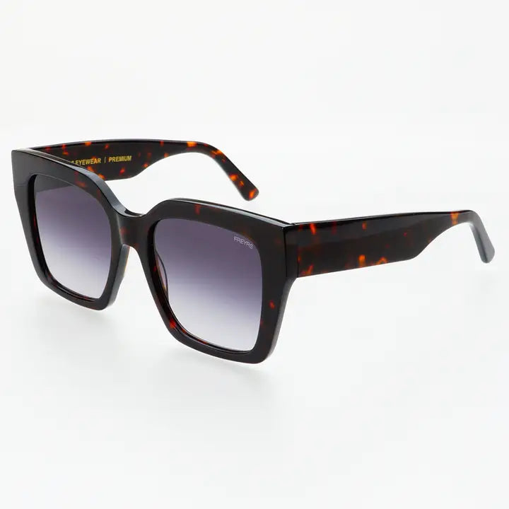 Bon Chic Acetate Oversized Square Sunglasses - Tortoise