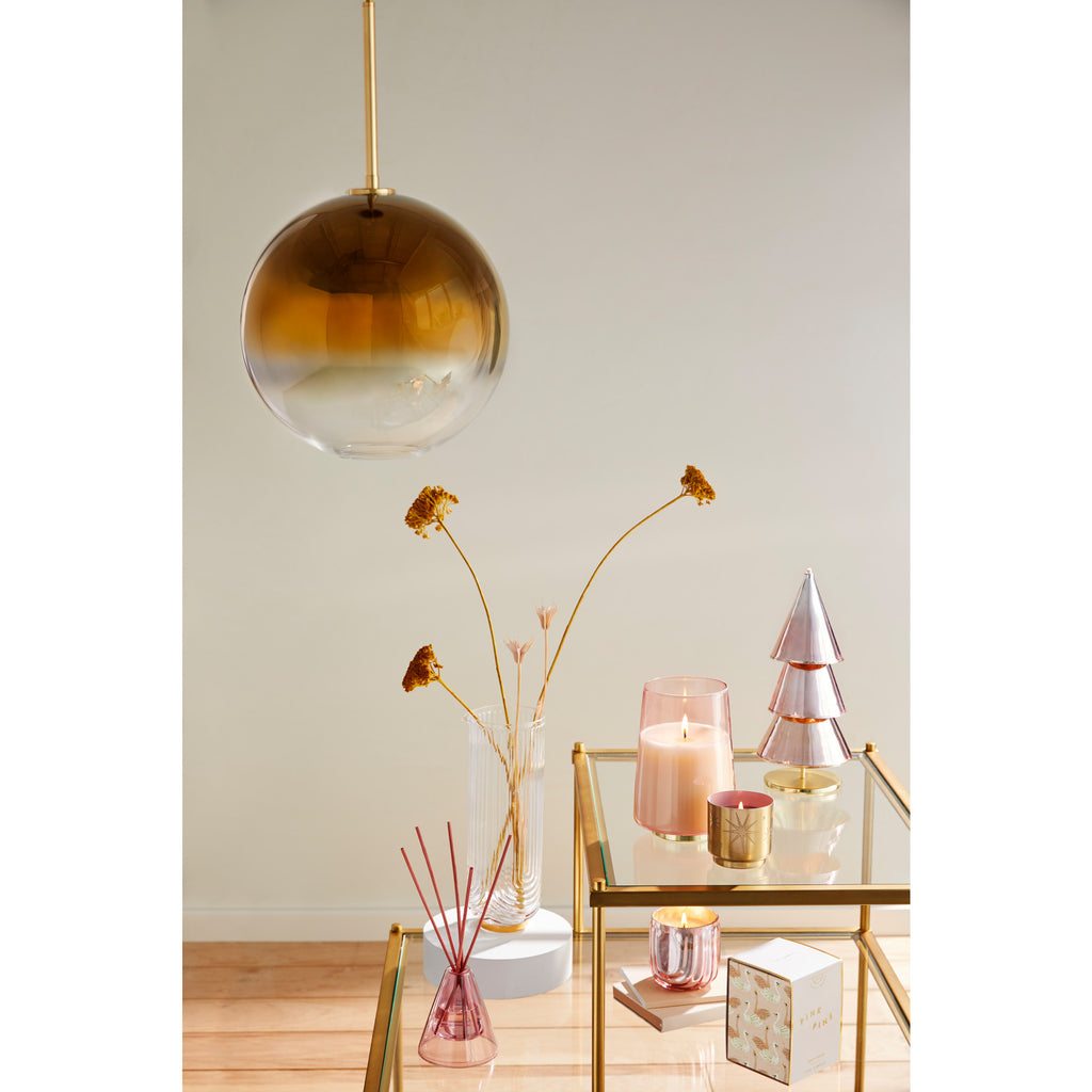 Pink Pine Tiny Tinsel Candle