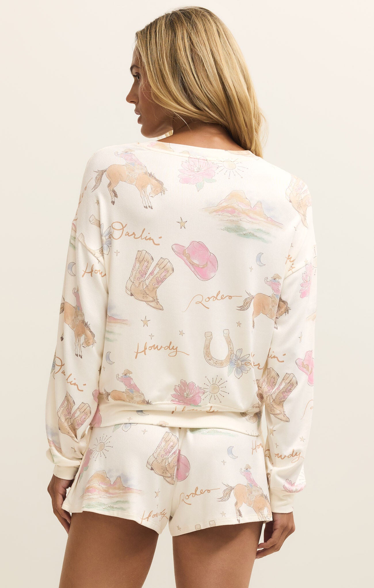 DESERT ROSE LS TOP