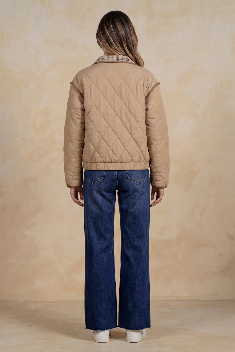 Jacket Curdoroy Trim