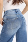 New York High Rise Wide Leg Jean