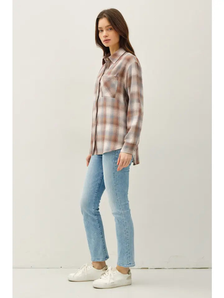Plaid Flannel Shirt