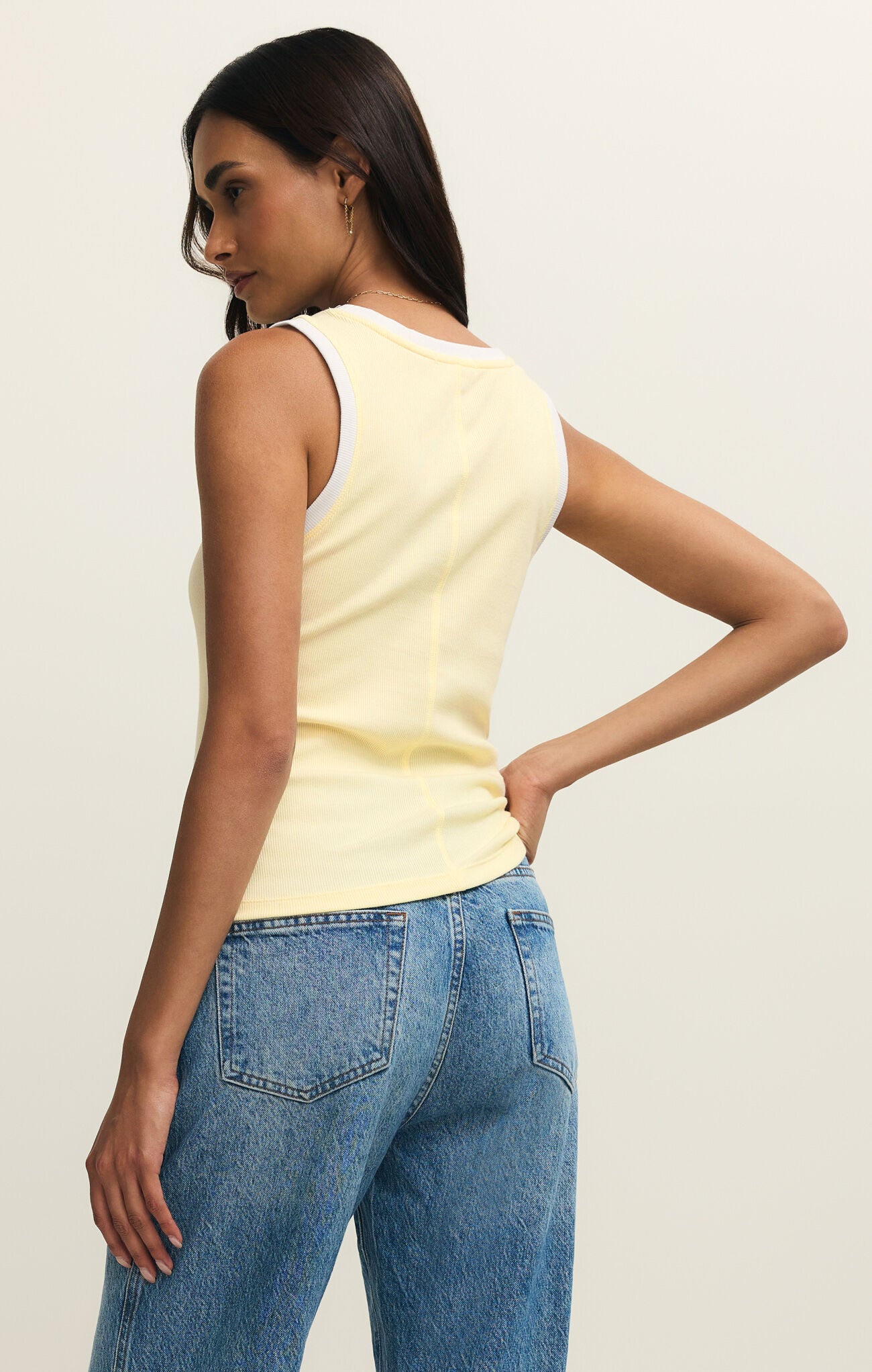 SIRENA COLORBLOCKED RIB TANK