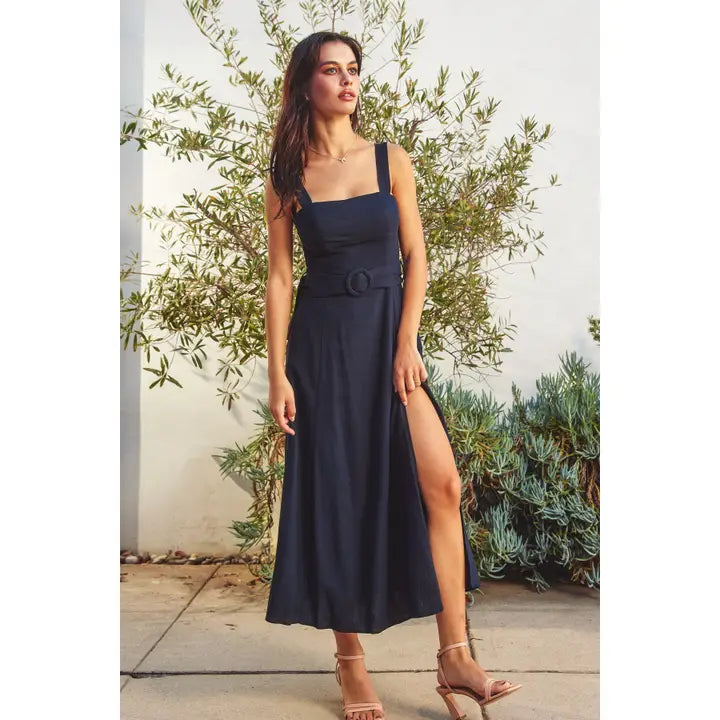 Haven Buckle Maxi Dress