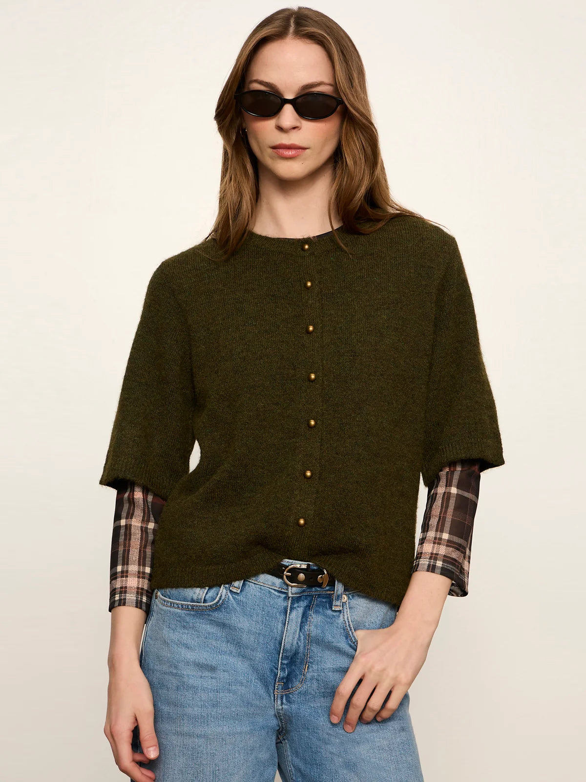 SHORT SLEEVE CARDIGAN