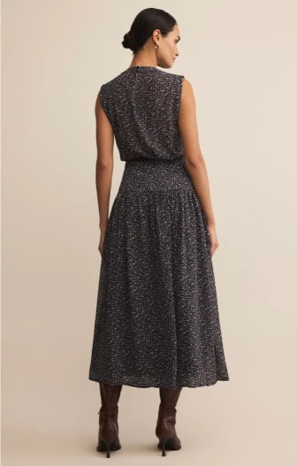 Z Supply Etta Aspen Floral Midi Dress