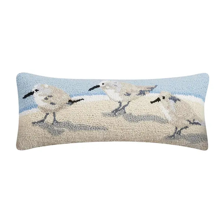 Sandpipers Hook Pillow