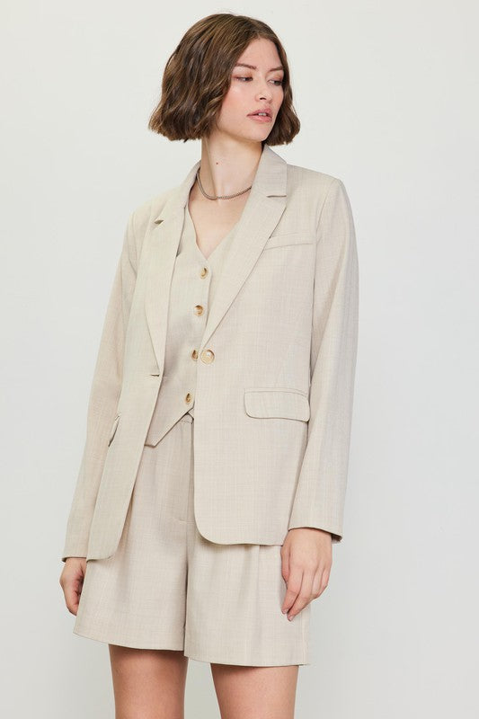 Single Button Blazer