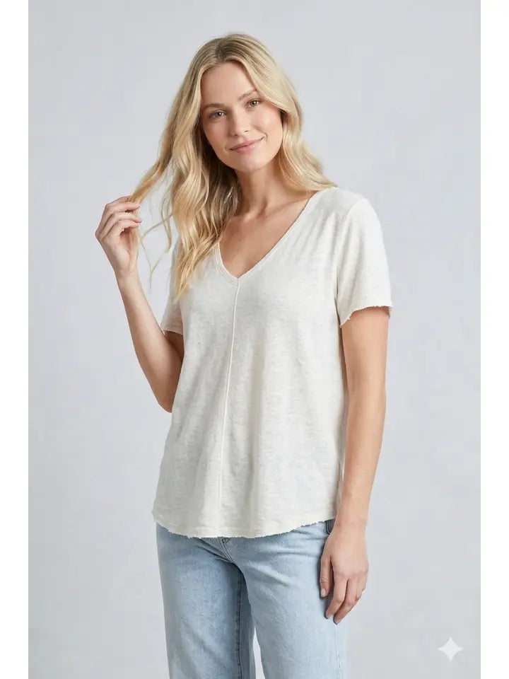 Casual V-Neck Tee