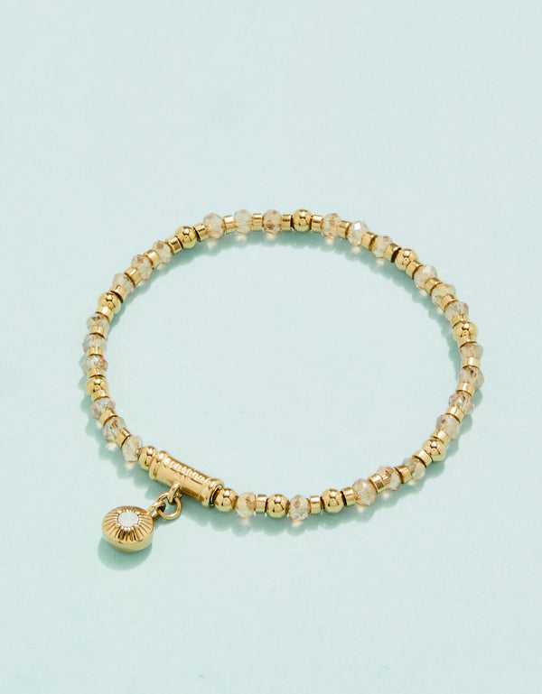 Helena Stretch Bracelet 4mm Golden