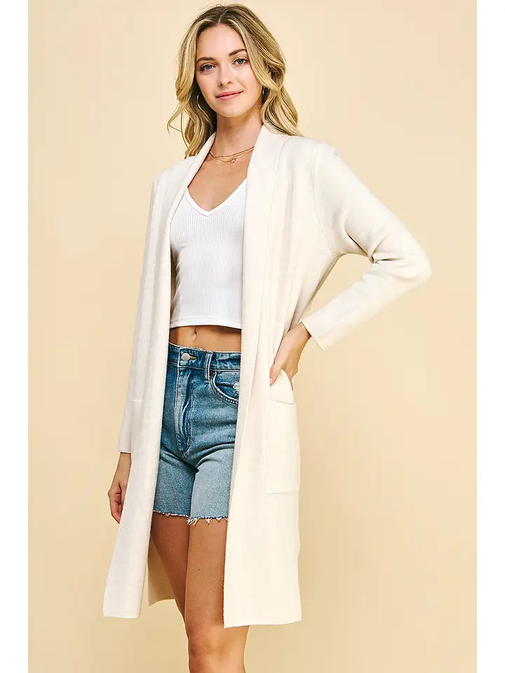 Open Knitted Cardigan