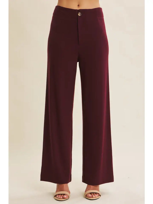 Where Comfort Meets Elegance Soft Thermal Straight Leg Pants