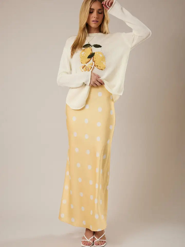 Lemon Graphic Sweater