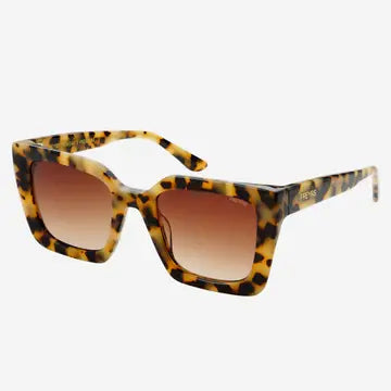 Coco Acetate Women's Square Sunglasses - Milky Tortoise