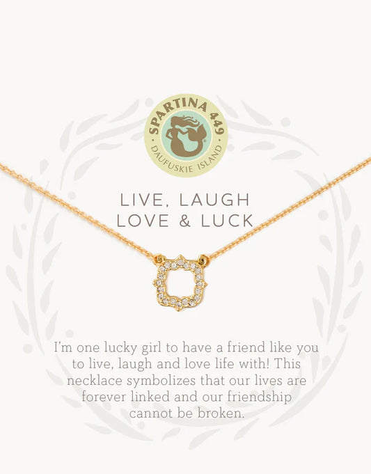 Sea La Vie Necklace 18" Luck /Quatrefoil