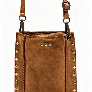 Shelly Suede Phone Bag