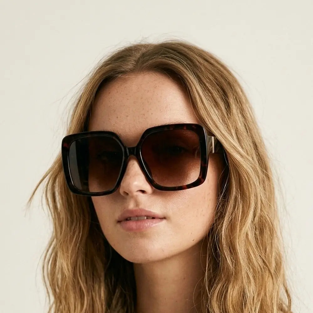 Tortoiseshell Sunglasses, Oversized