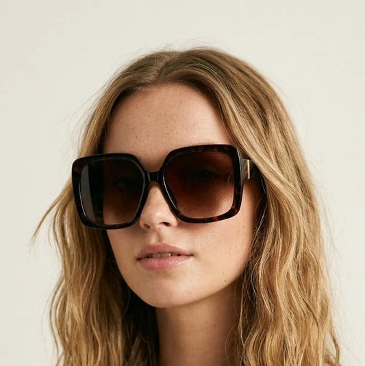 Tortoiseshell Sunglasses, Oversized