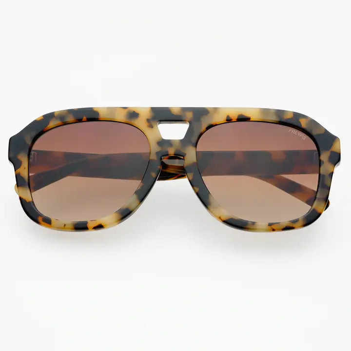 Voyager Acetate Oversized Aviator Sunglasses