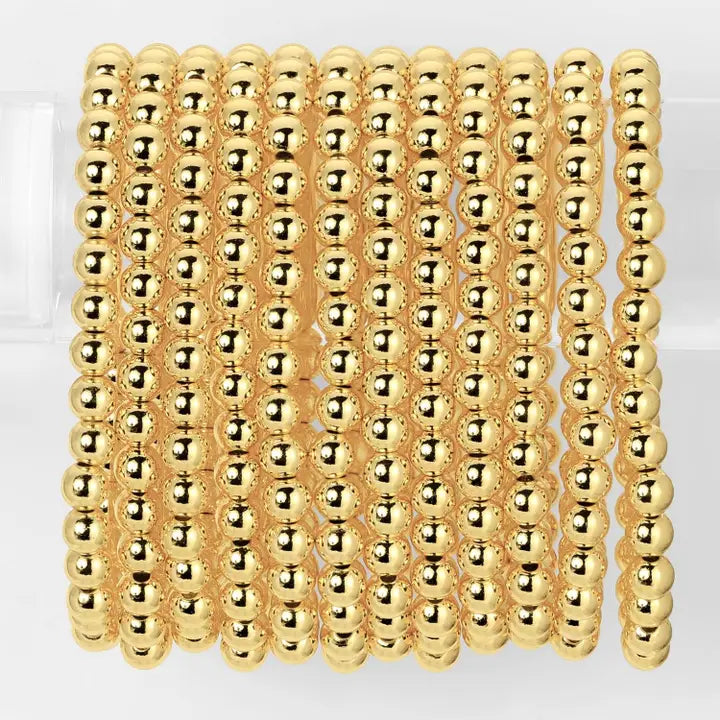 6mm Stretch Bead Bracelet