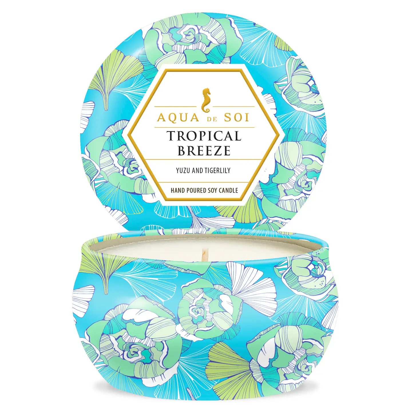 Tropical Breeze Aqua De Soi Candle Tin