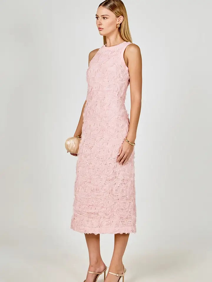 Floral Applique Maxi Dress