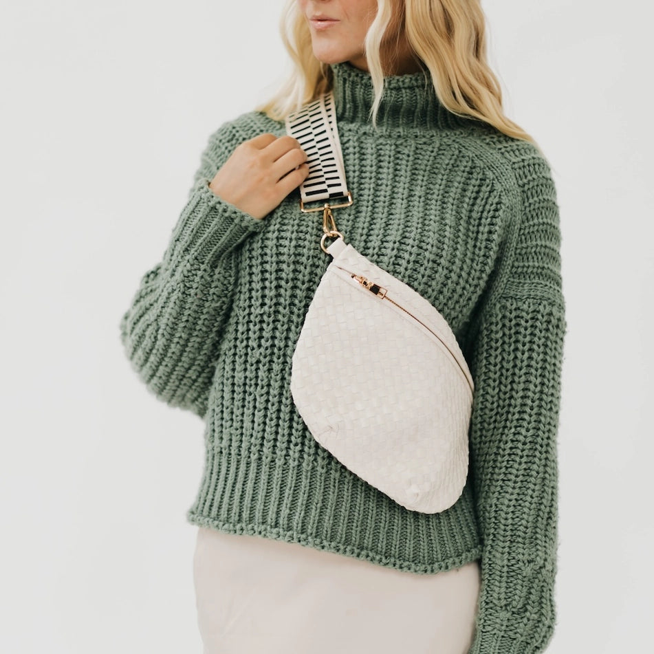 Westlyn Woven Crossbody Bag