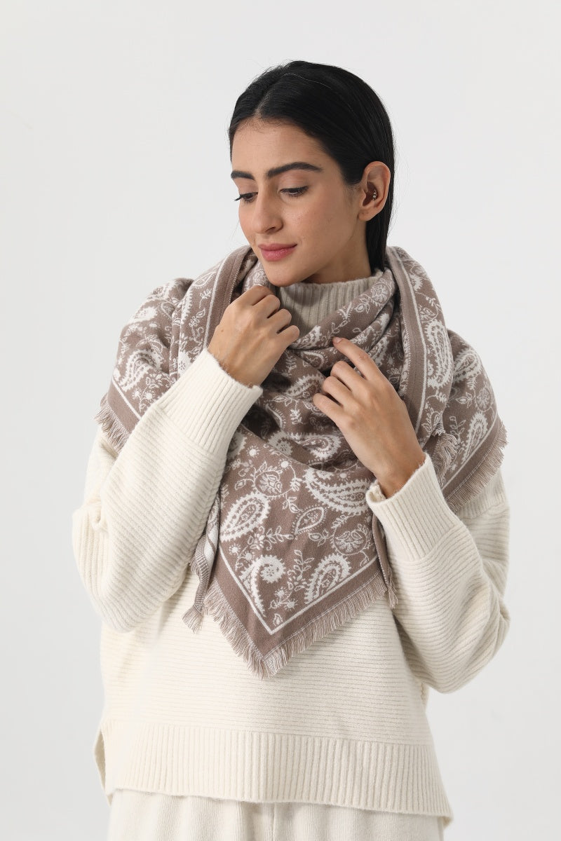 Paisley Triangle Scarf