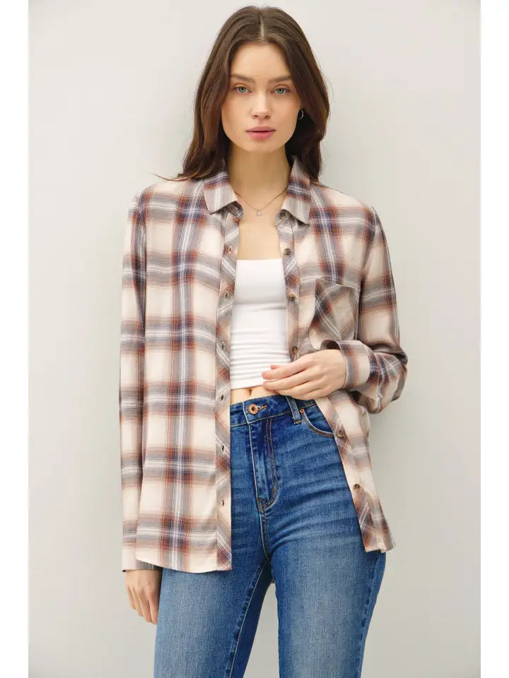 Plaid Flannel Shirt