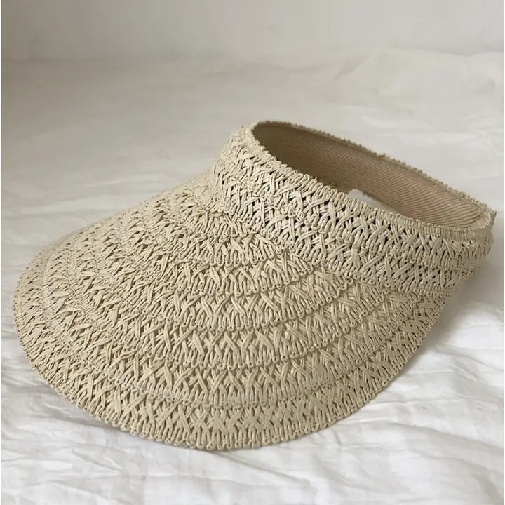 Chic Straw Visor Hats For Summer