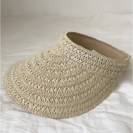 Chic Straw Visor Hats For Summer