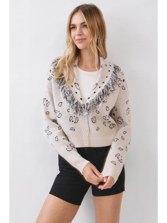 Boho Style Knit Cardigan