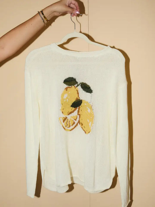 Lemon Graphic Sweater