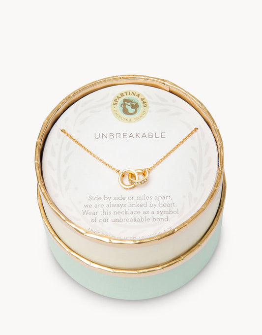 Sea La Vie Necklace Unbreakable/Double Rings