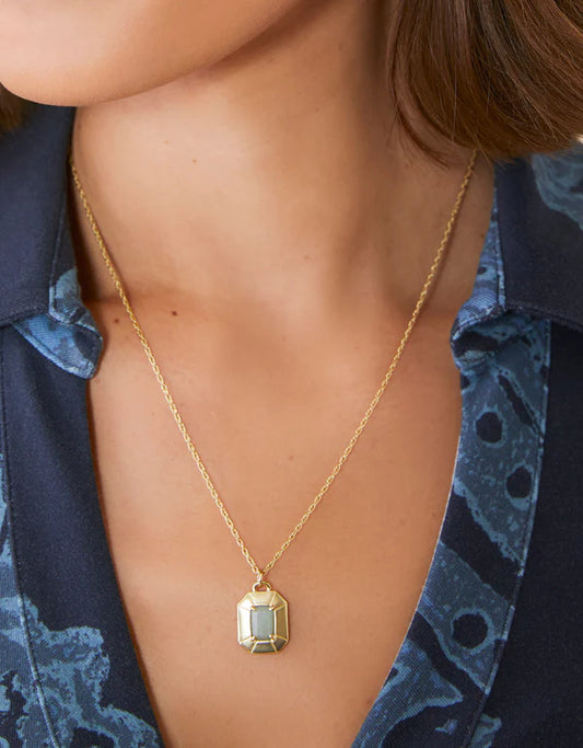 Chateau Necklace 18" Frosty Green