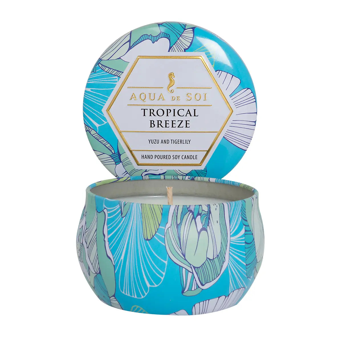 Tropical Breeze Aqua De Soi Candle Tin