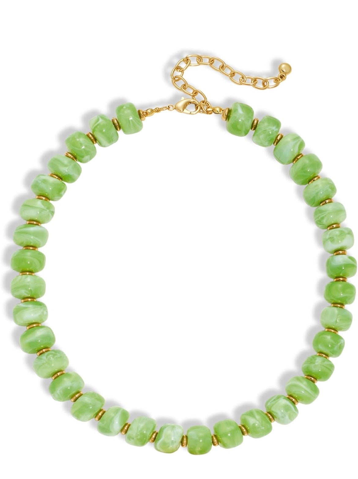 Chunky Resin Beaded Necklace