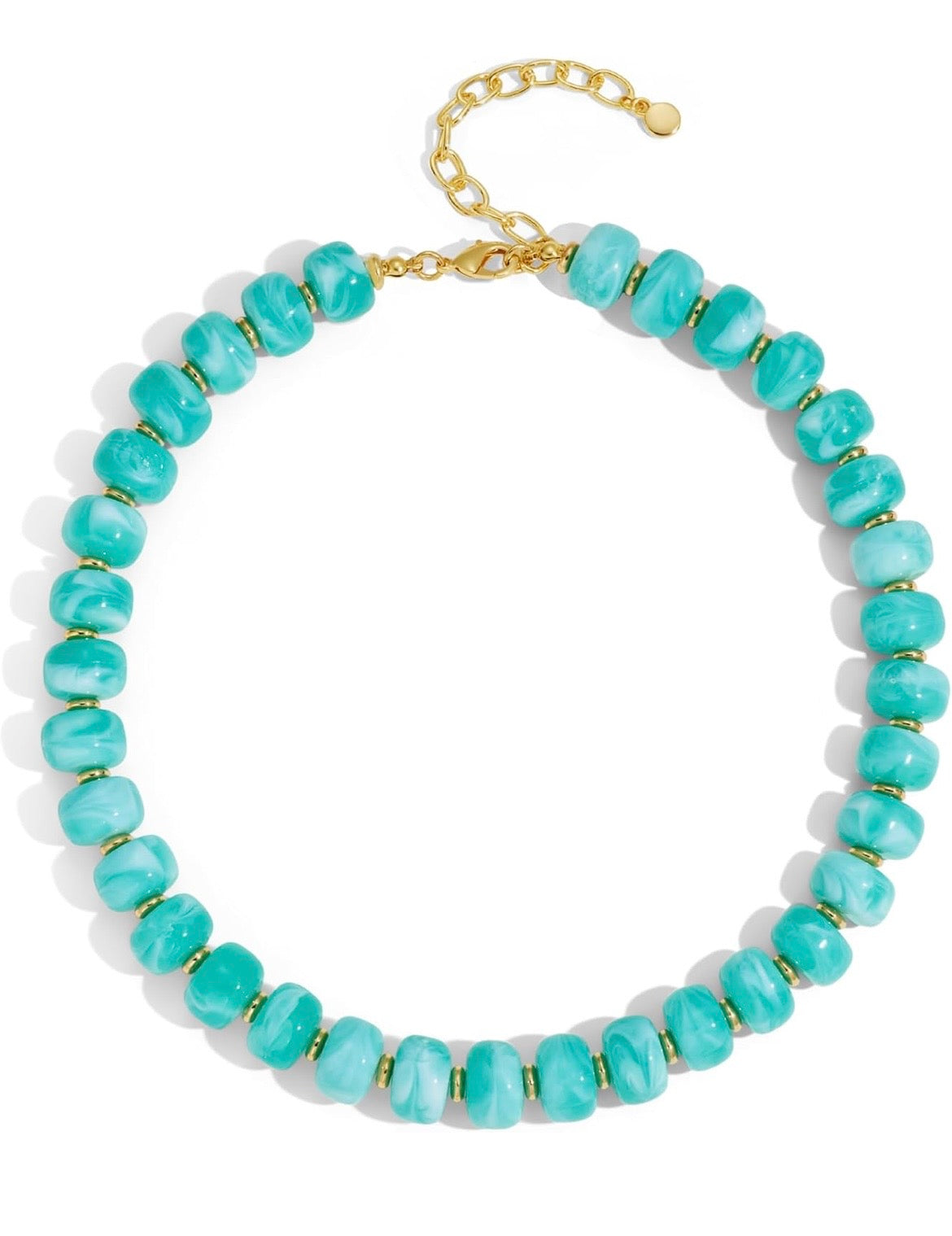 Chunky Resin Beaded Necklace