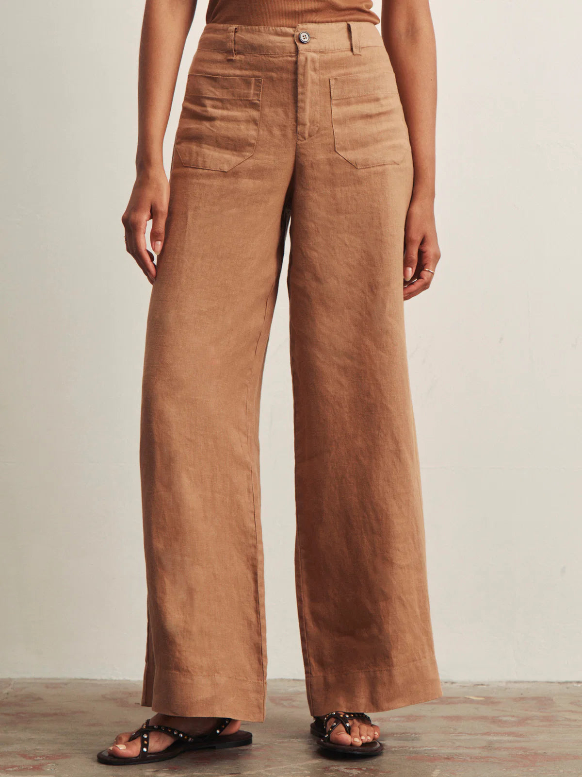 The Linen Marine Wide Leg