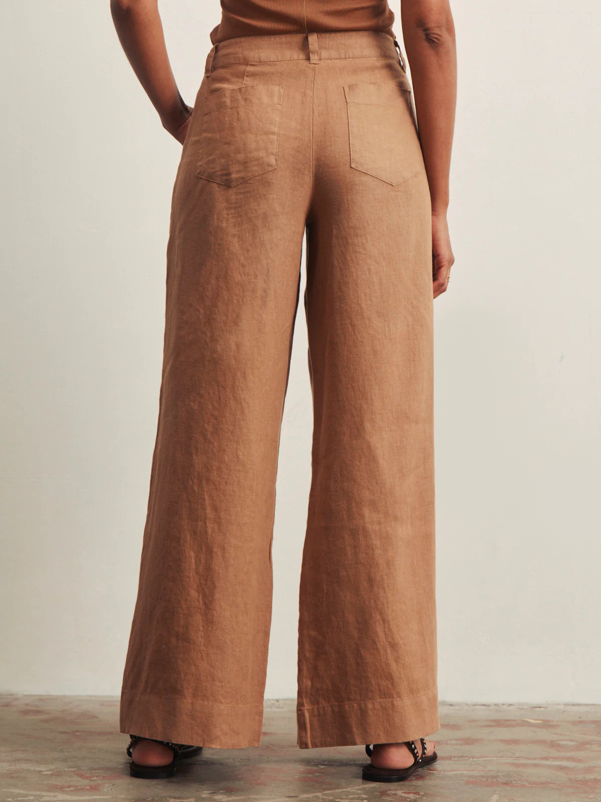 The Linen Marine Wide Leg