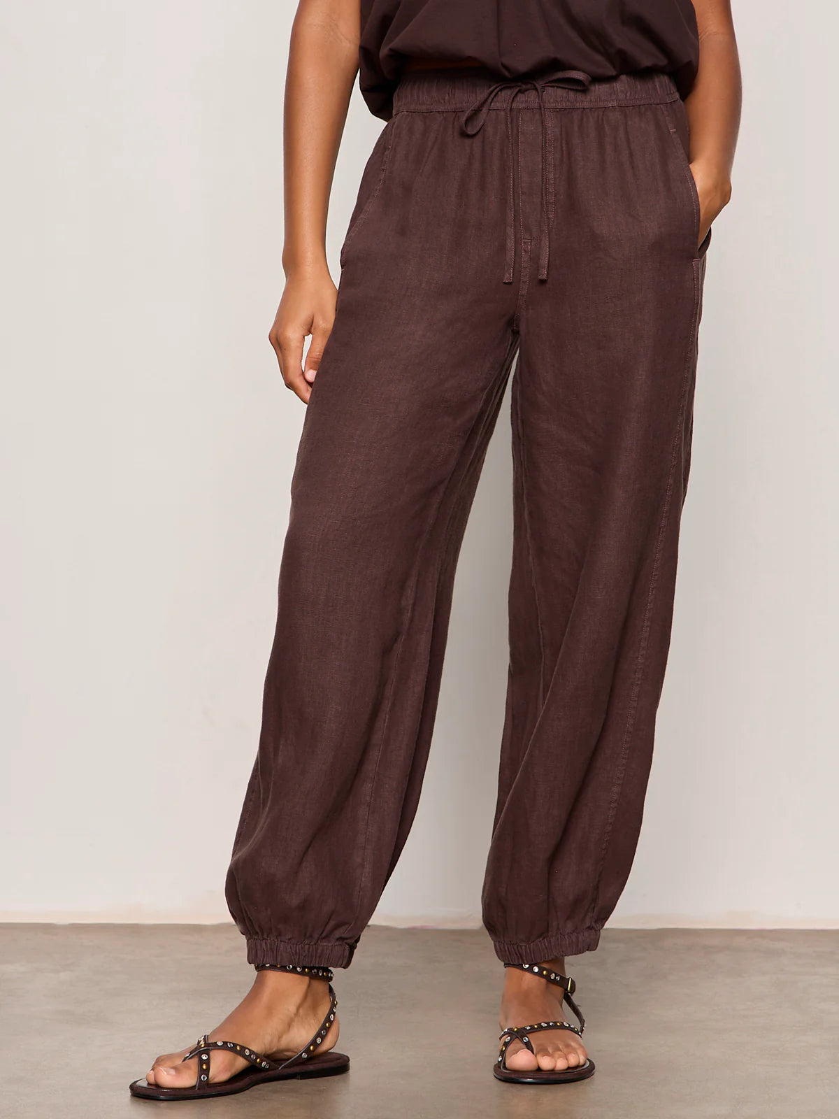 Melody Linen Balloon Pant